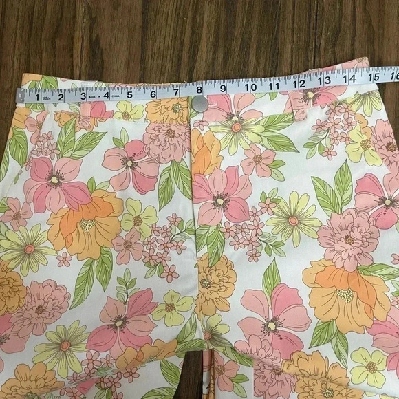Versona Modern Spring Floral Straight Leg Pastel Pants Women’s size 8 NWOT - Picture 8 of 13